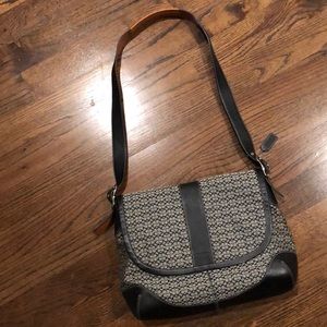 Large Coach crossbody messenger bag